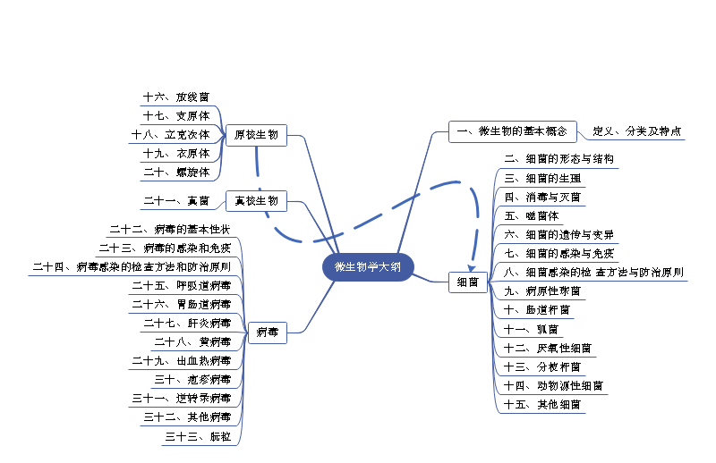 医学微生物学思维导图