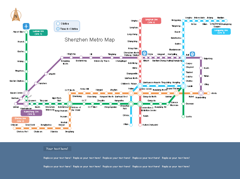地铁线路图示例