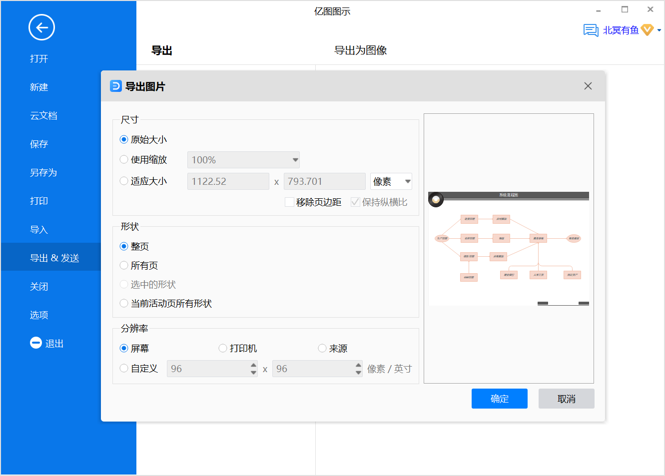 系统流程图保存